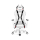 Diablo Chairs X-Horn 2.0 Normal Size Biało-czarny - 1208682 - zdjęcie 2